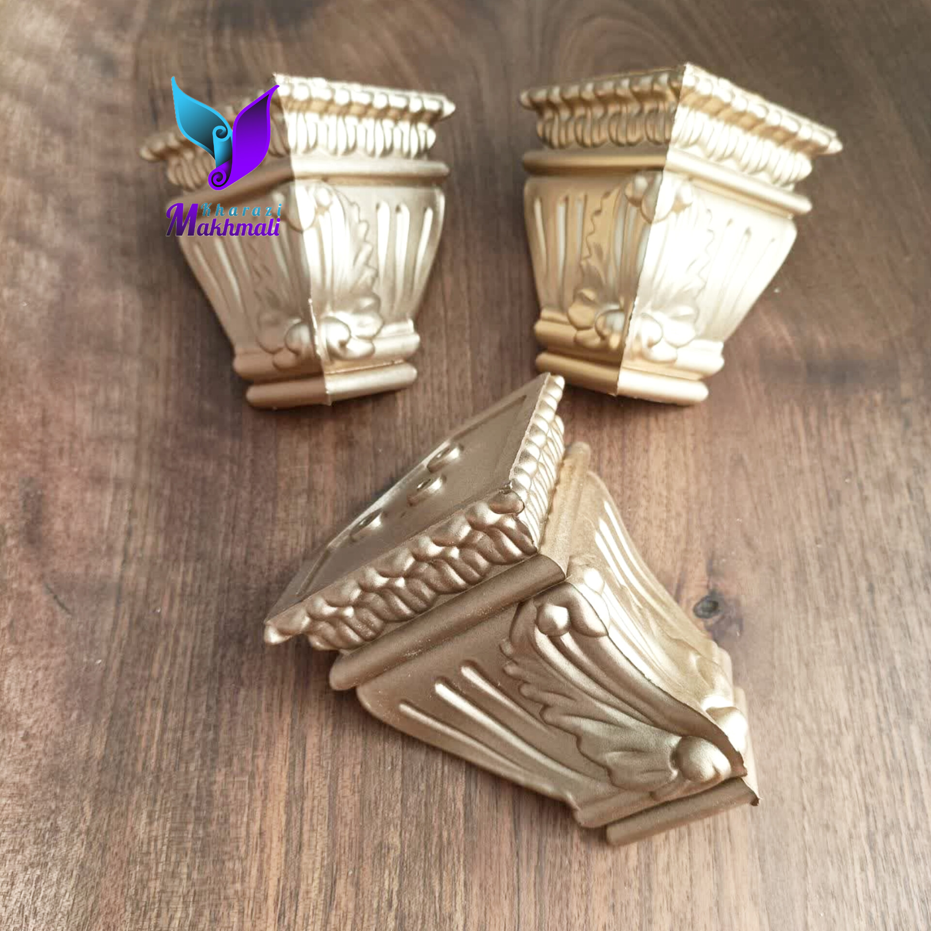 پایه مبلی منبت طلایی