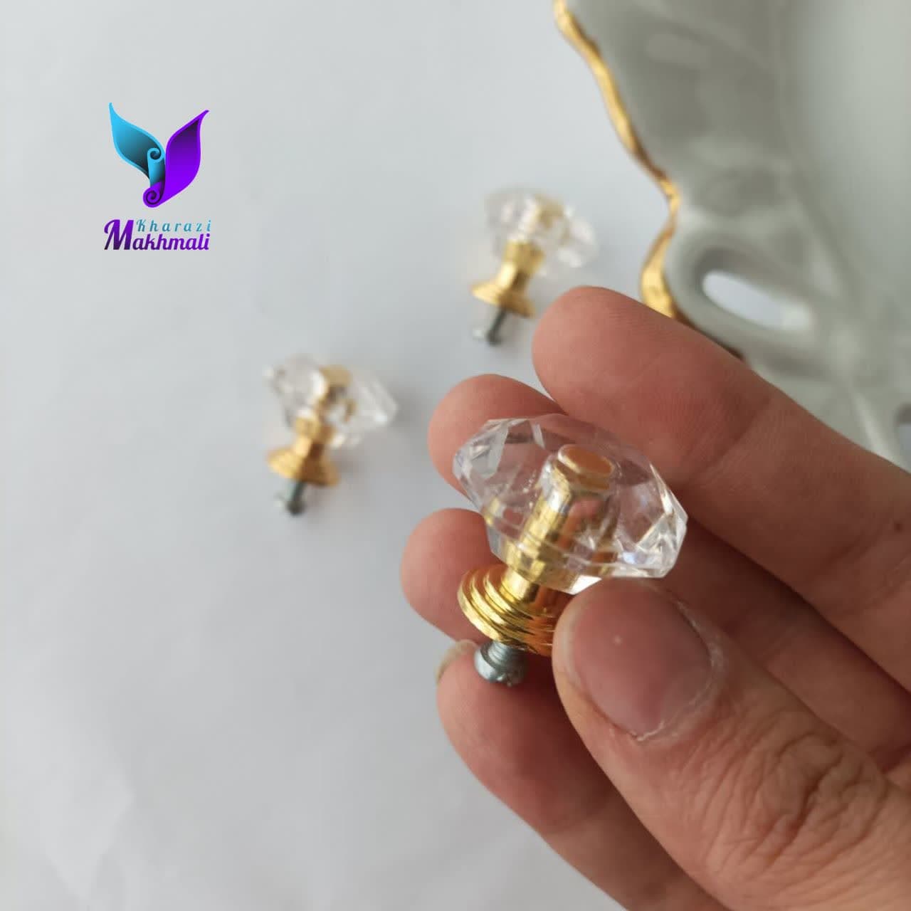 خرید دستگیره کابینت کریستال