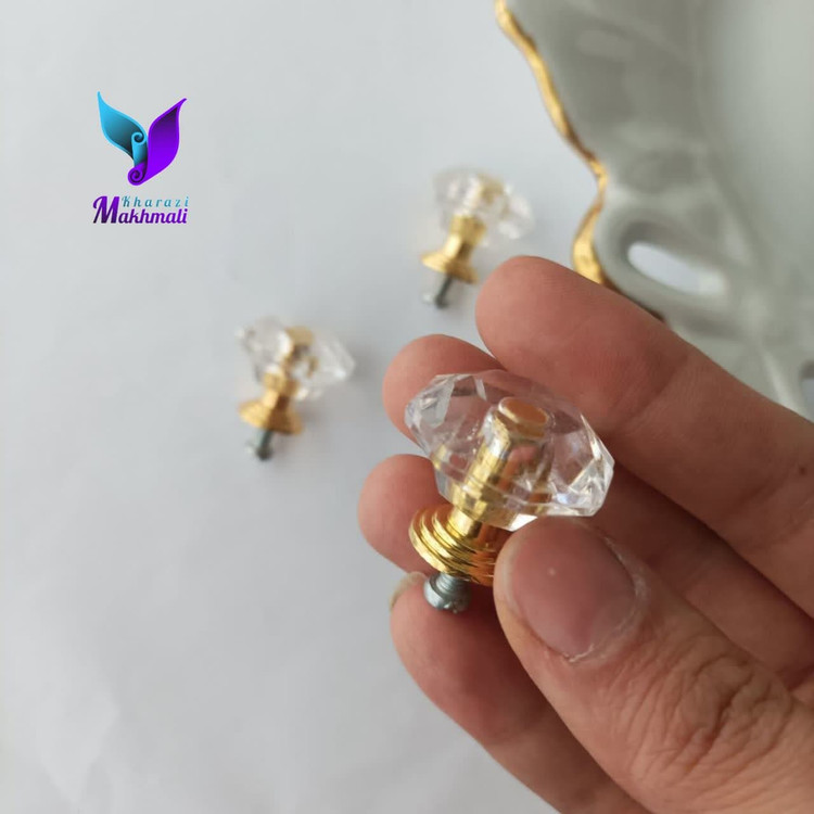 خرید دستگیره کابینت کریستال