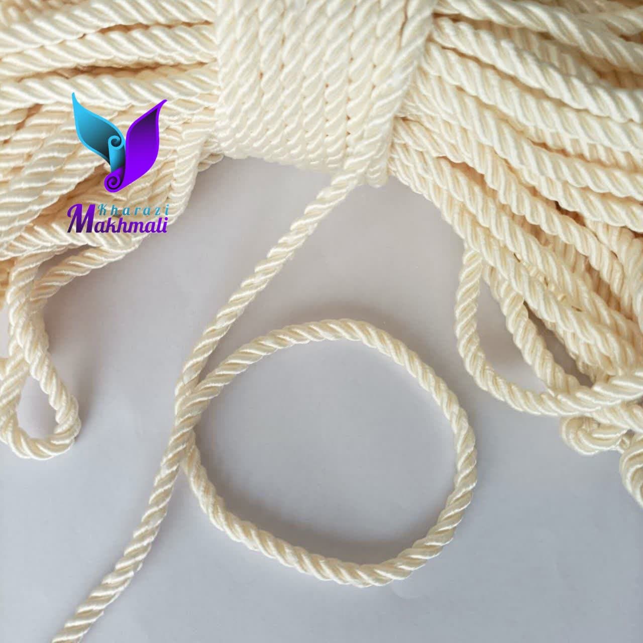 قیطان ابریشمی 6 میل 3 تاب