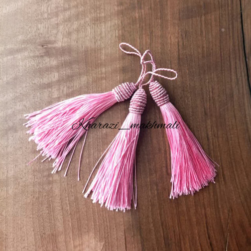 منگوله ابریشمی صورتی